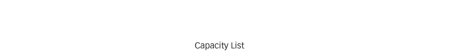 Capacity List Hayneswood Engineering (UK) Limited